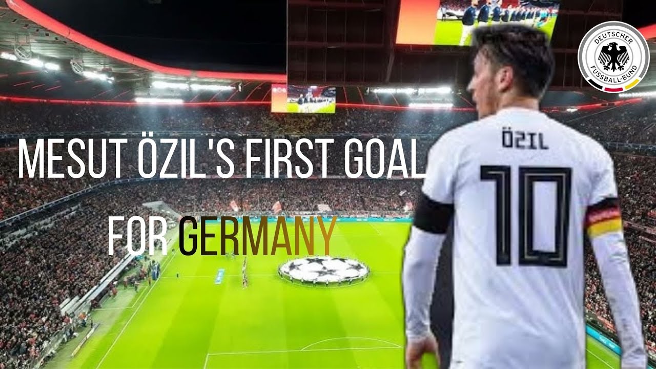 Mesut Özil's first goal for Germany