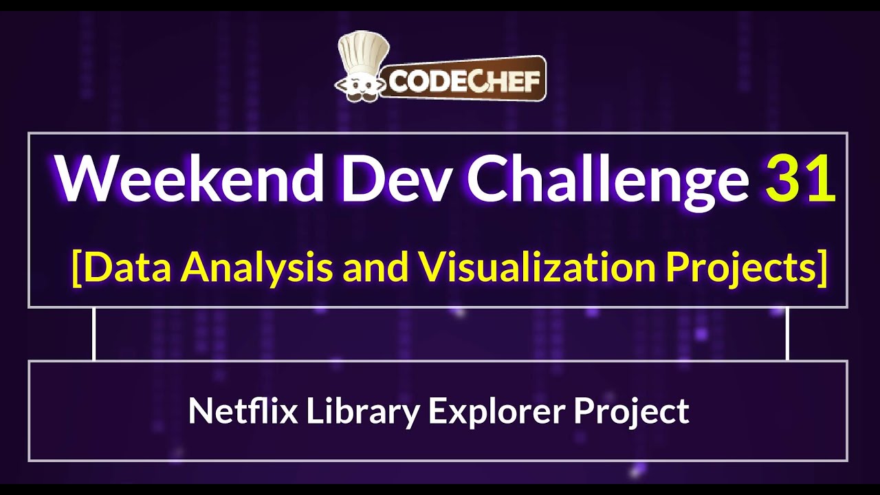 Netflix Library Explorer Project | Weekend Dev 31 | Data Analysis and Visualization Project