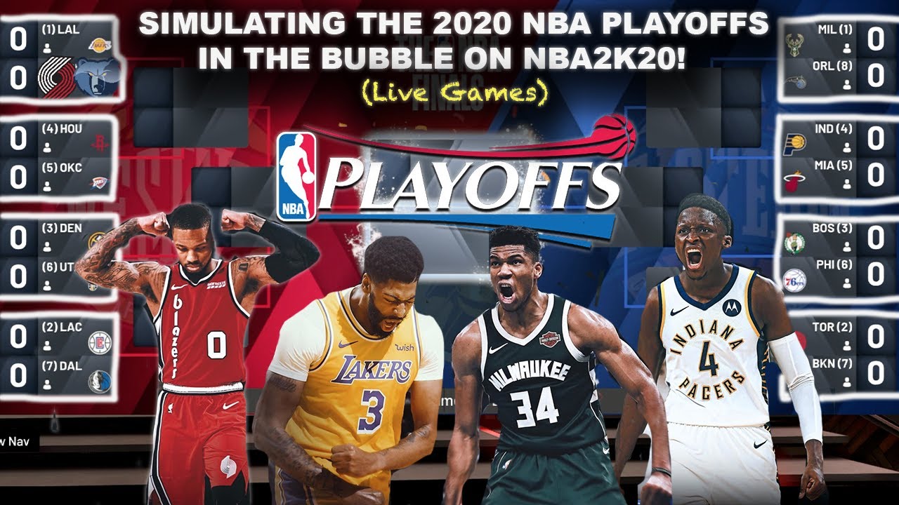 The 2020 NBA Playoffs SIMULATED ON NBA2K20! (With Live Games)