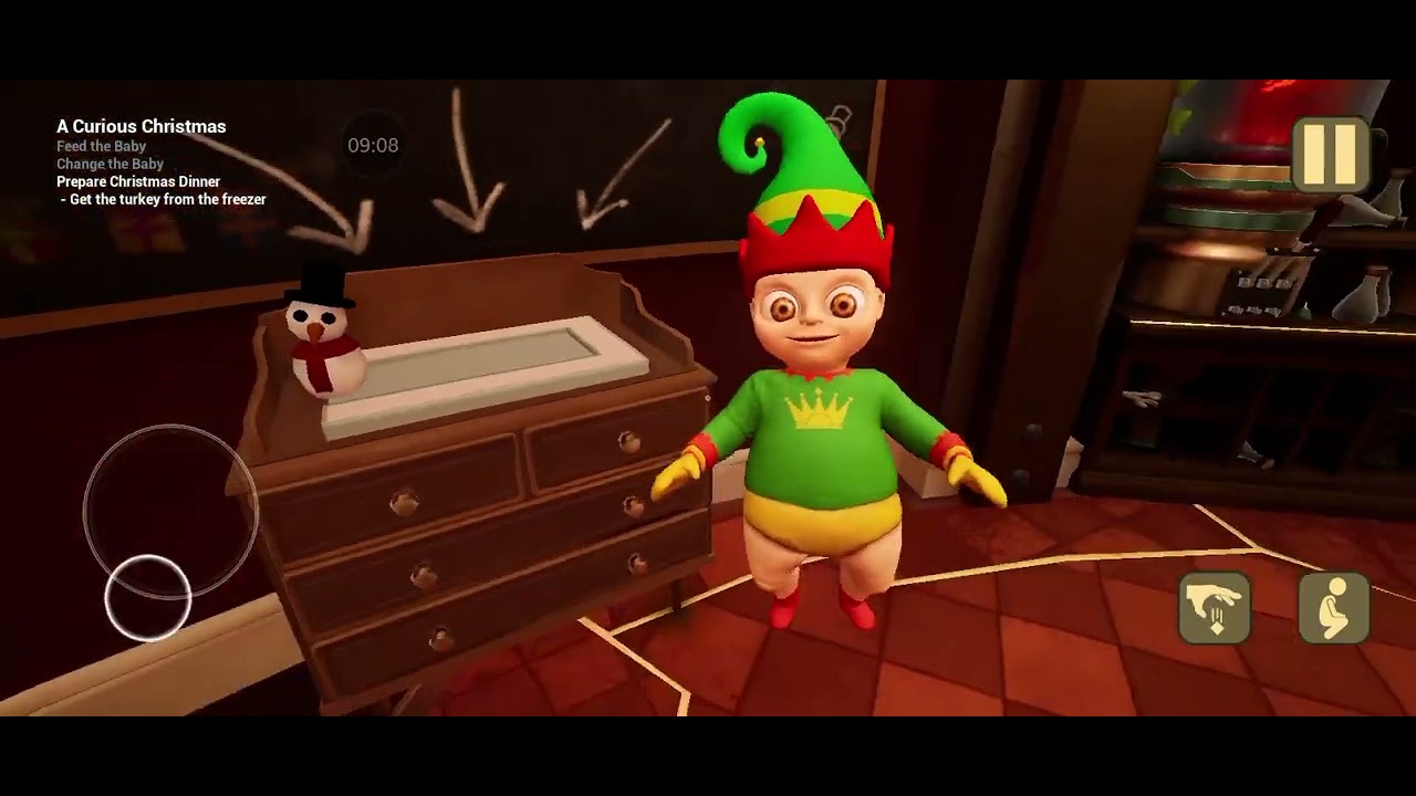 الحقني ايه طفل ده مرعب انا اكلته و شربته و انا كانت برابيه طلع شرير اسمهاthe baby in yellow  