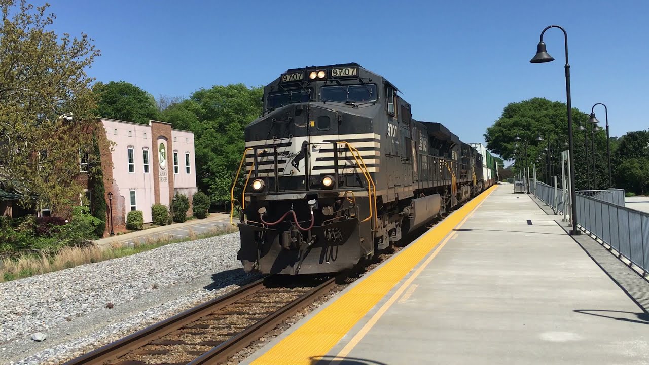 SB Norfolk Southern 213, 1521 hrs., Clemson, S.C.,, Thursday 22 April 2021, 64 degrees F