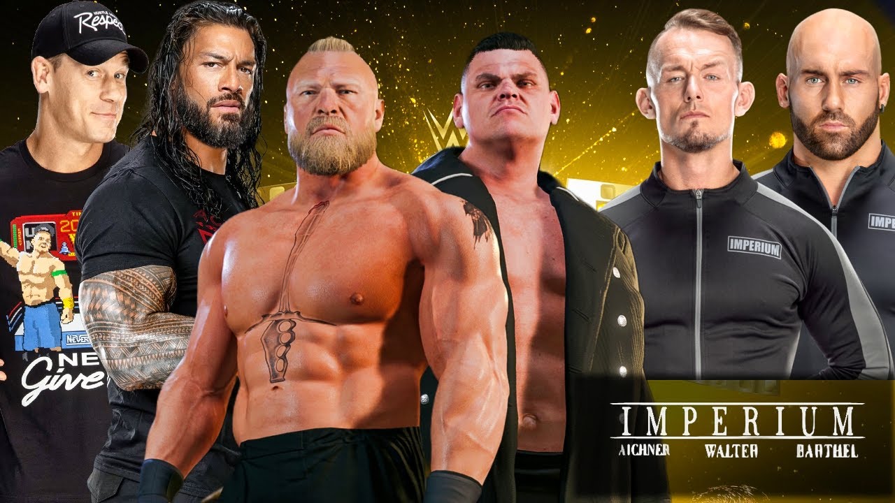 Team Imperium Vs Roman Reigns John Cena & Brock Lesnar WWE 2K22