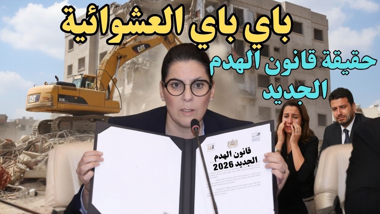 قانون الهدم الجديد 2026 :  واش المغاربة كاملين في خطر؟