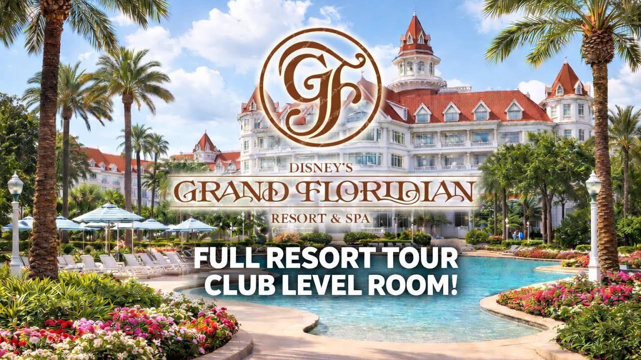 Grand Floridian Club Level Room Tour + Full Resort Walkthrough | Walt Disney World 