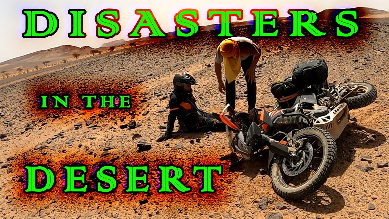[S2-Ep42]🇲🇦 Max worst fall, as we struggle getting out of the deserts hard tracks to Merzouga