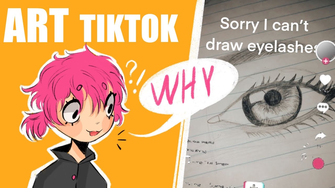 THOSE WEIRD ART TIKTOKS // InkedRaven