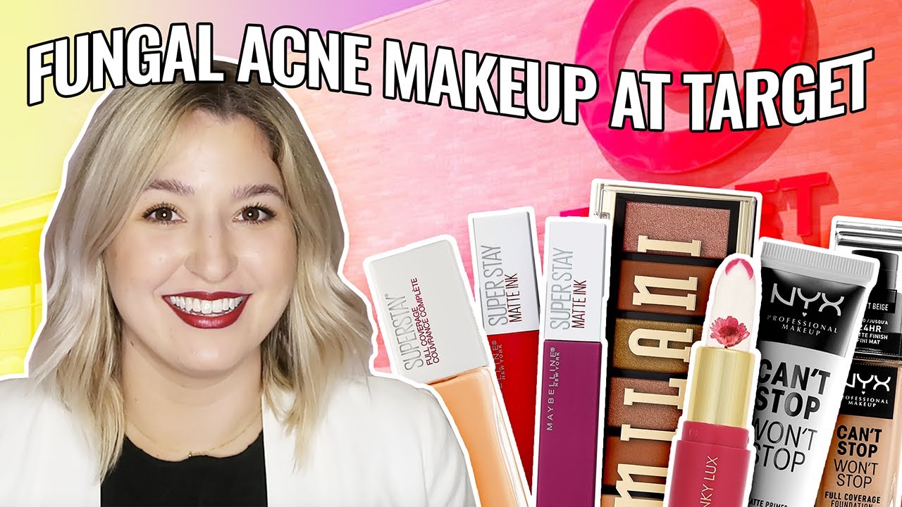 Best FUNGAL ACNE SAFE MAKEUP at TARGET 2020 | Foundation, Concealer, Bronzer, Lipstick + More!