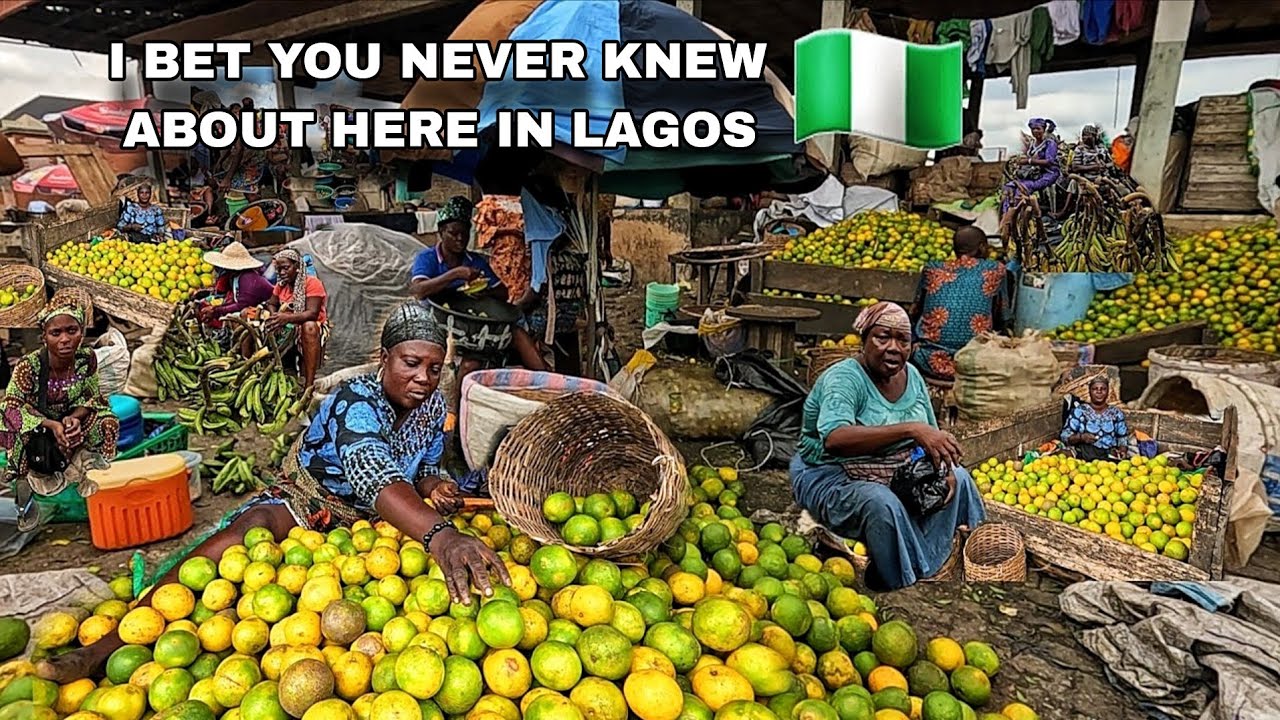 Рыночный день в Лагосе, Нигерия | Стоимость жизни в Нигерии 🇳🇬 Западная Африка 🌍 + Уроки спешки