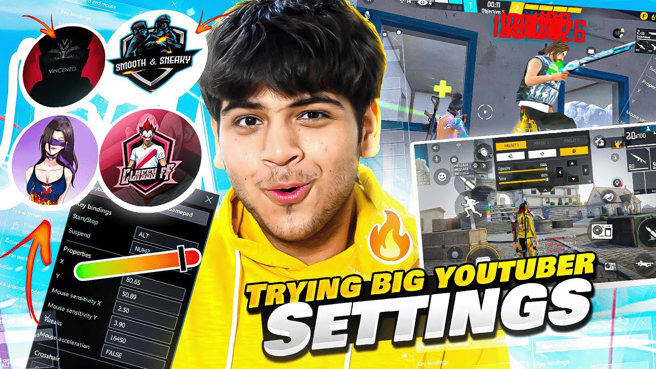 Trying Big YouTuber HUD Sensi 💀