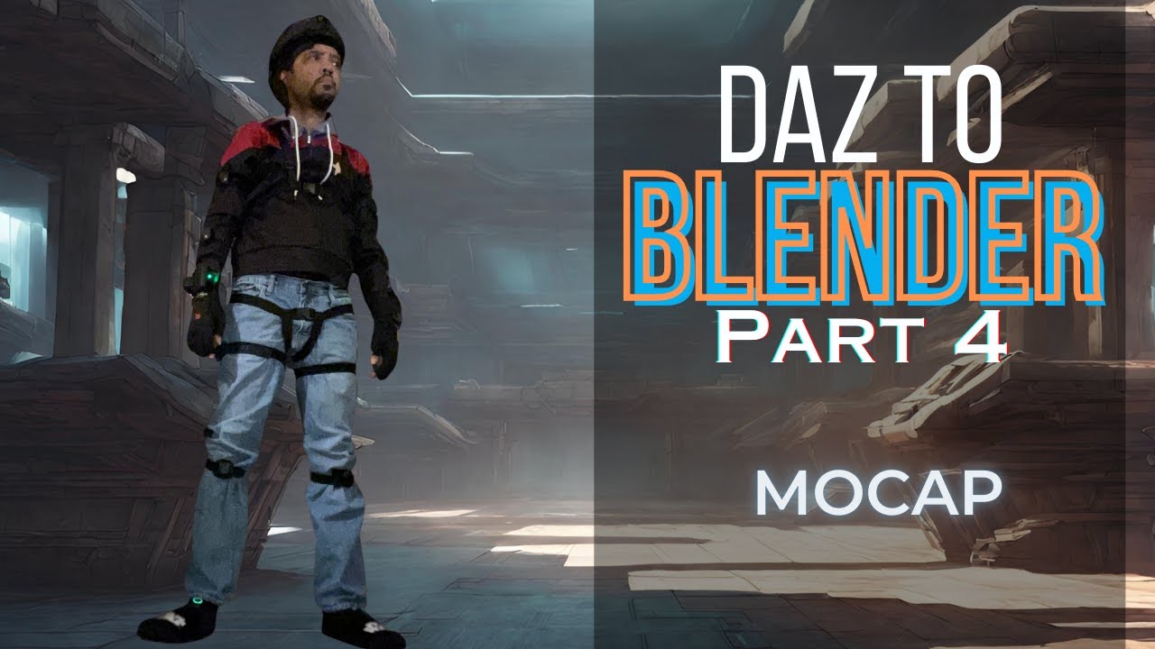 Daz to Blender Animation Tutorial - Import Motion Capture Files for Body and Face