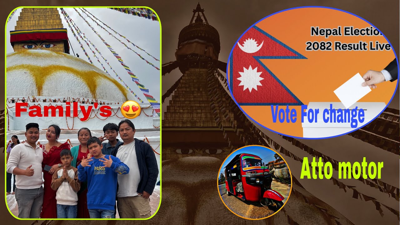 Baudhanath Stupa visiting With Family 😍|| Vote For Change ✊|| 