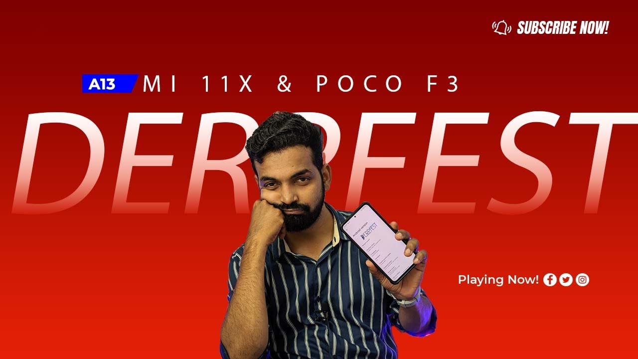 Mi 11x & Poco F3 Official Android 13 | Derpfest Custom Rom Review | Disappointed