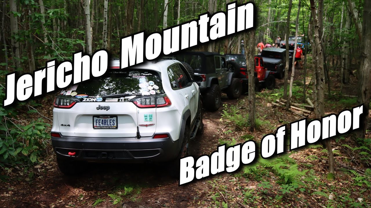 Jericho Mountain, Badge of Honor 2021, Jeep Cherokee Trailhawk Elite 4x4 Offroad