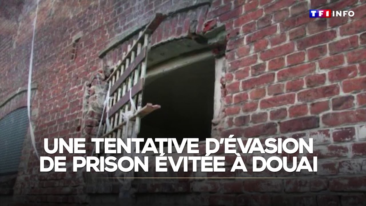 Une tentative d'évasion évitée à la prison de Douai｜TF1 INFO