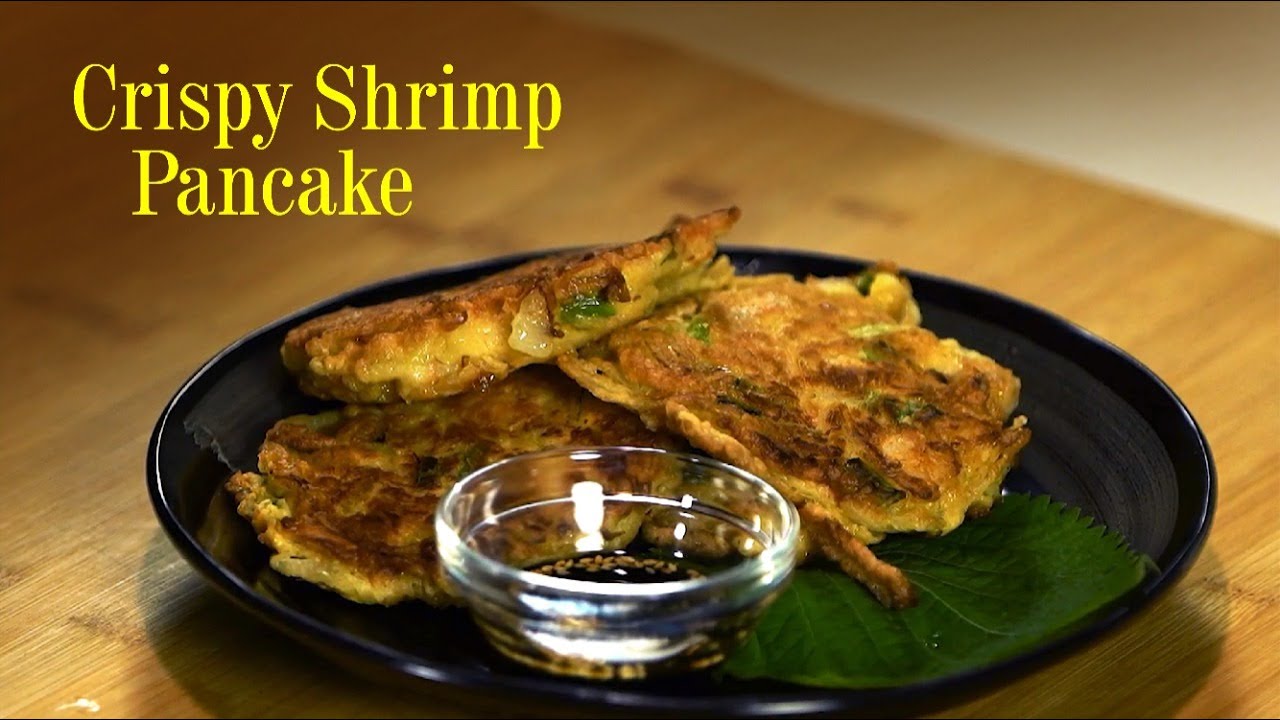 Shrimp Pancake Recipe | Crispy Shrimp Pancake | Korean Shrimp Pancake | Allspice Institute