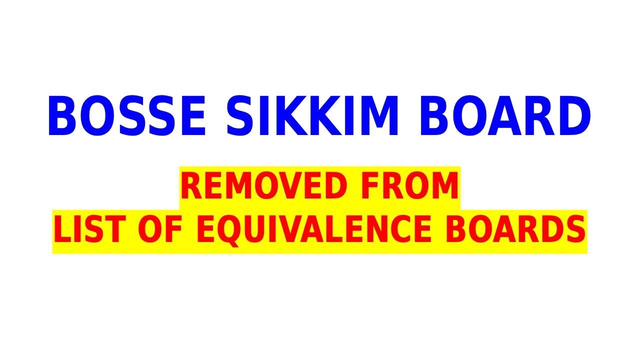 BOSSE Sikkim Board Removed From PARAKH NCERT List?
