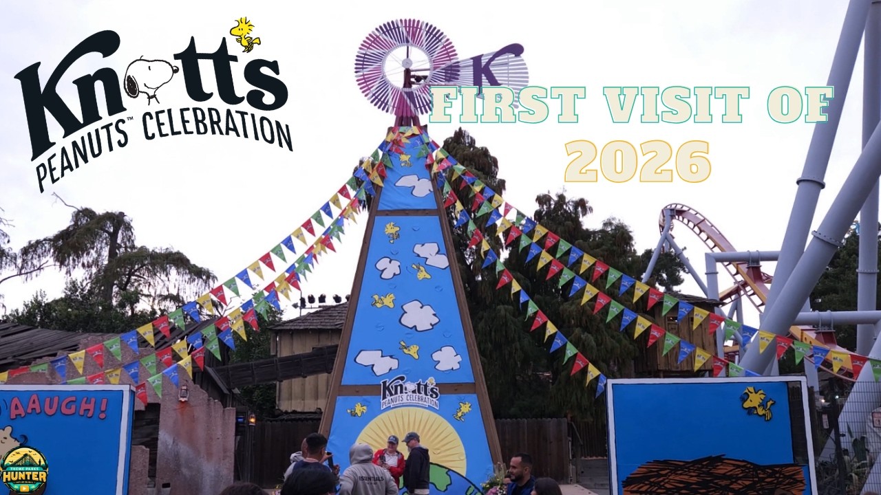 Knott's Updates | First Visit of 2026 | Peanuts Celebration