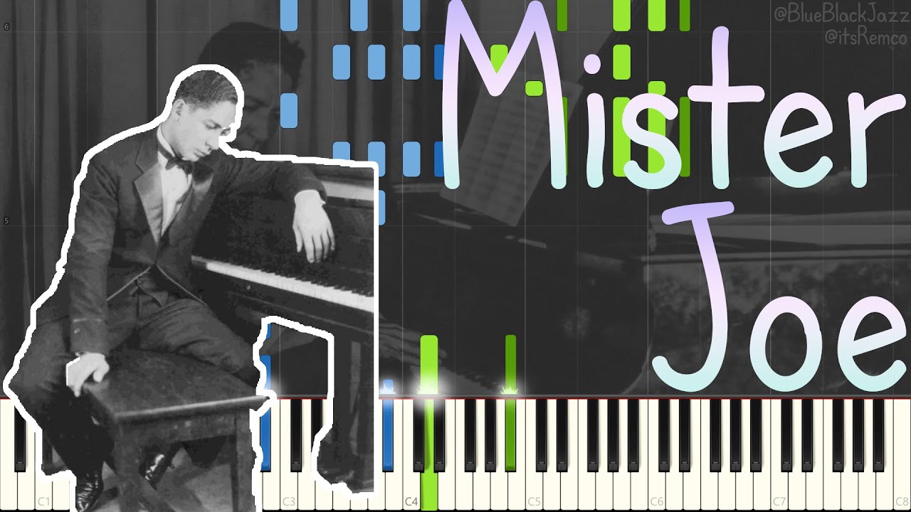 Jelly Roll Morton - Mister Joe 1939 (Classic New Orleans Jazz Piano Synthesia)