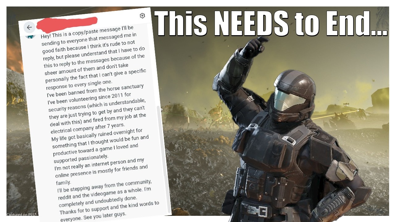 This NEEDS to End and My Message to My Audience and the Helldivers 2 Community