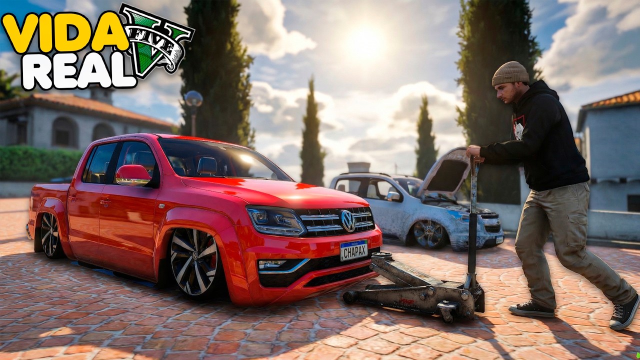 GTA V - VIDA REAL | CHEGOU O GRANDE MOMENTO DE FINALIZAR A AMAROK. #126