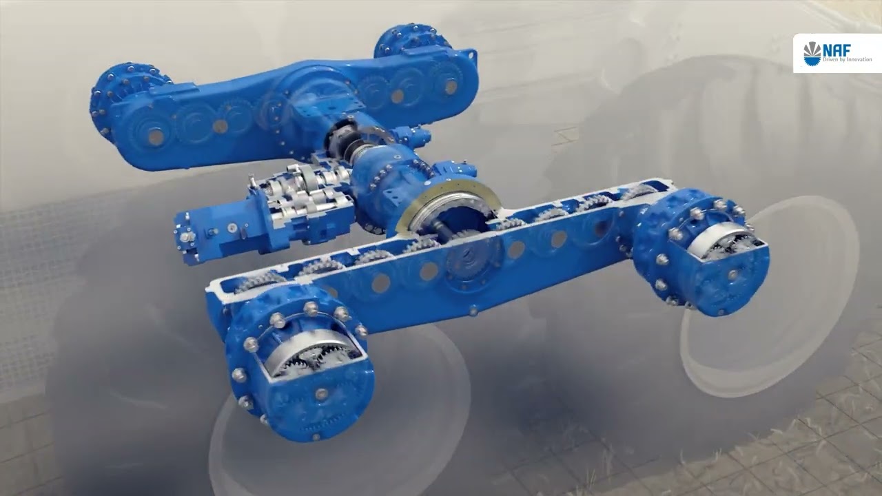 NAF's bogie axle for combine harvesters