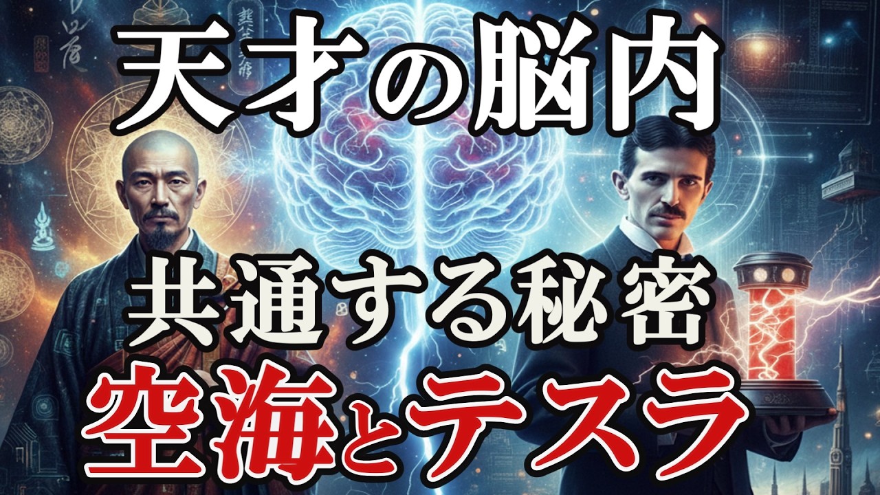 【99%が知らない】空海とテスラが到達した“宇宙の図書館”とは？天才たちが実践していた「脳のリミッターを外す」禁断の修行法｜密教｜アカシックレコード