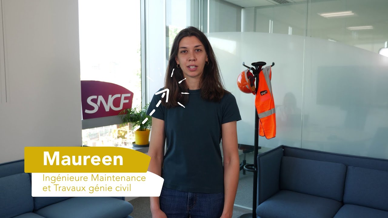 Elles font le groupe SNCF : Maureen, ingénieure maintenance et travaux génie civil