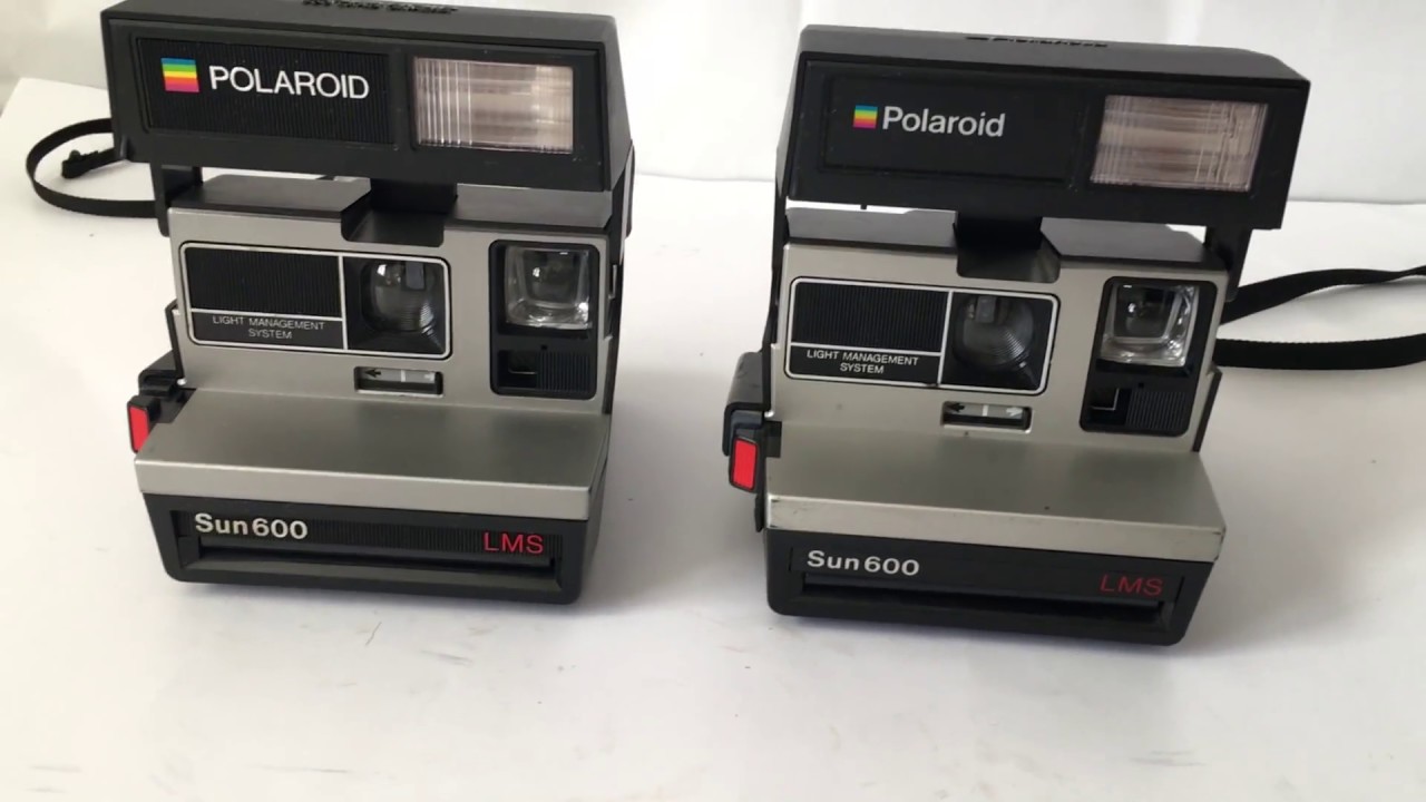 Polaroid Sun 600 LMS Instant Film Land Camera lot of 2