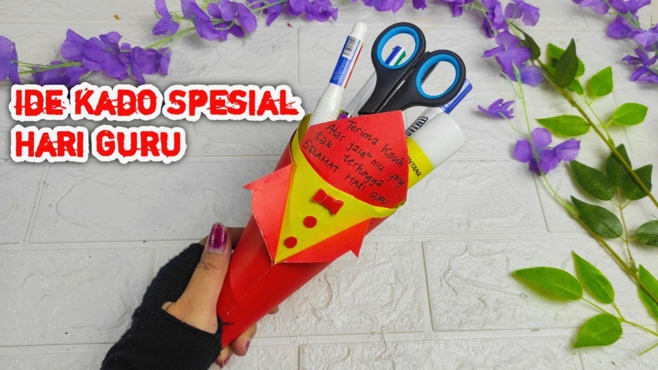 Membuat Kado Spesial Hari Guru || Kado alat Tulis || Kado untuk Ayah