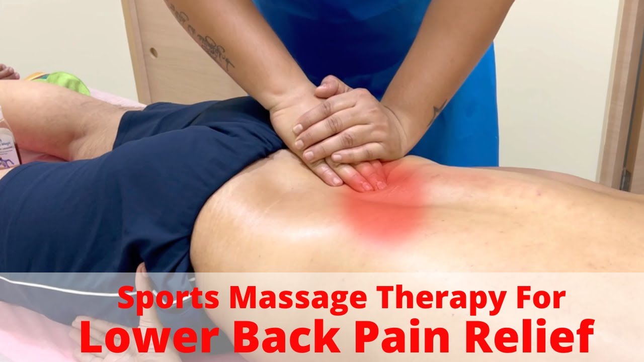 Lower Back Pain Relief | Sports Massage For Instant Lower Back Pain Relief |Back Pain Relief Massage