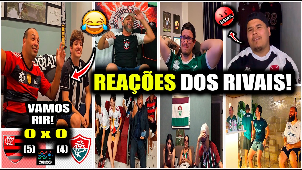 😂🔴⚫NÃO ADIANTOU SECAR! FLAMENGO CALA OS RIVAIS E É CAMPEÃO CONTRA O FLUMINENSE! 🏆🔥