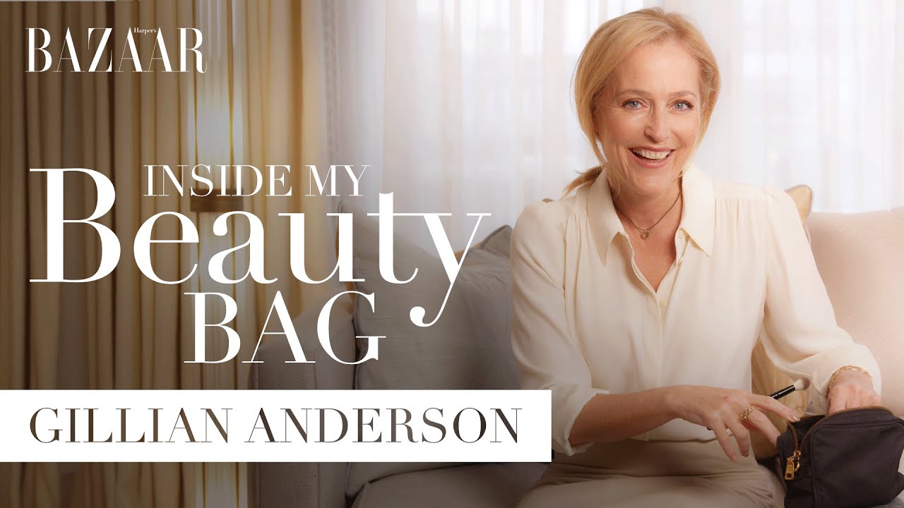 Gillian Anderson: Inside my beauty bag | Bazaar UK