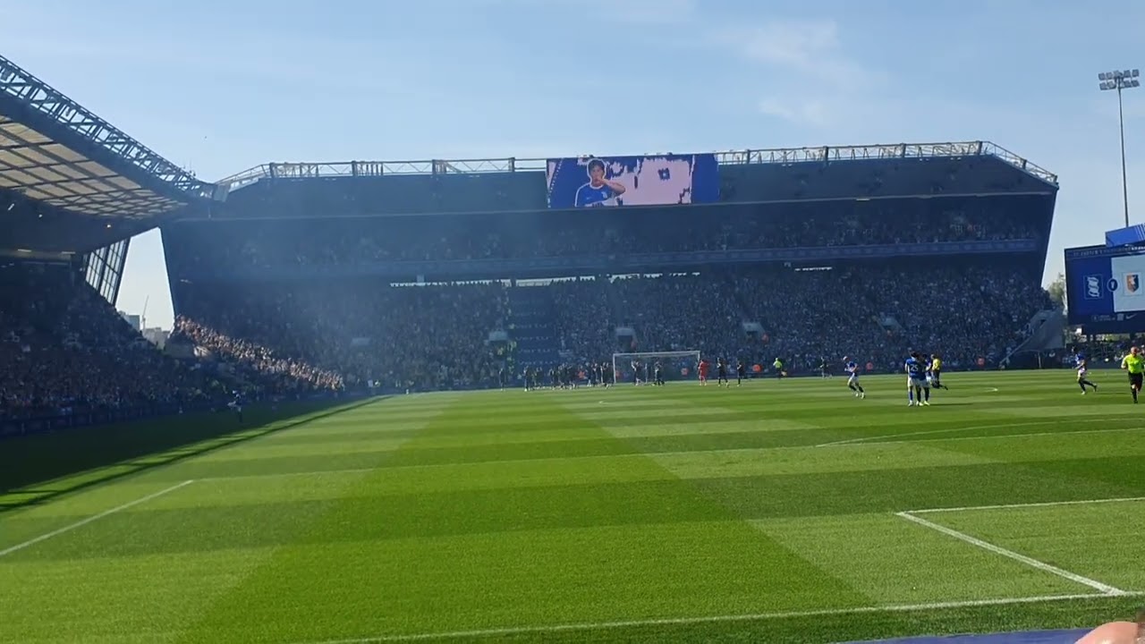 Birmingham City V Mansfield Town 2025 - Players Entering The Pitch