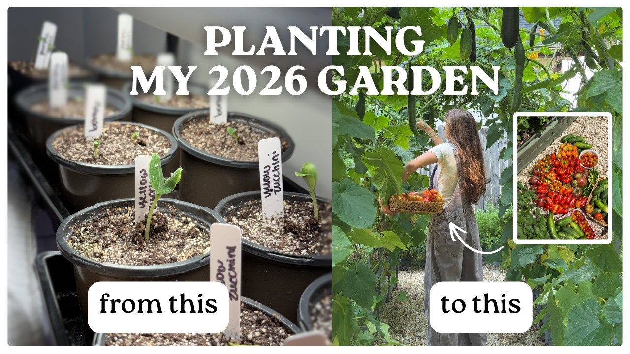 How I grow my massive backyard garden from seedlings