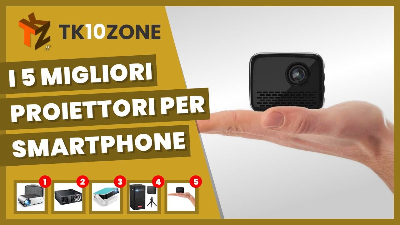 I 5 migliori proiettori per smartphone