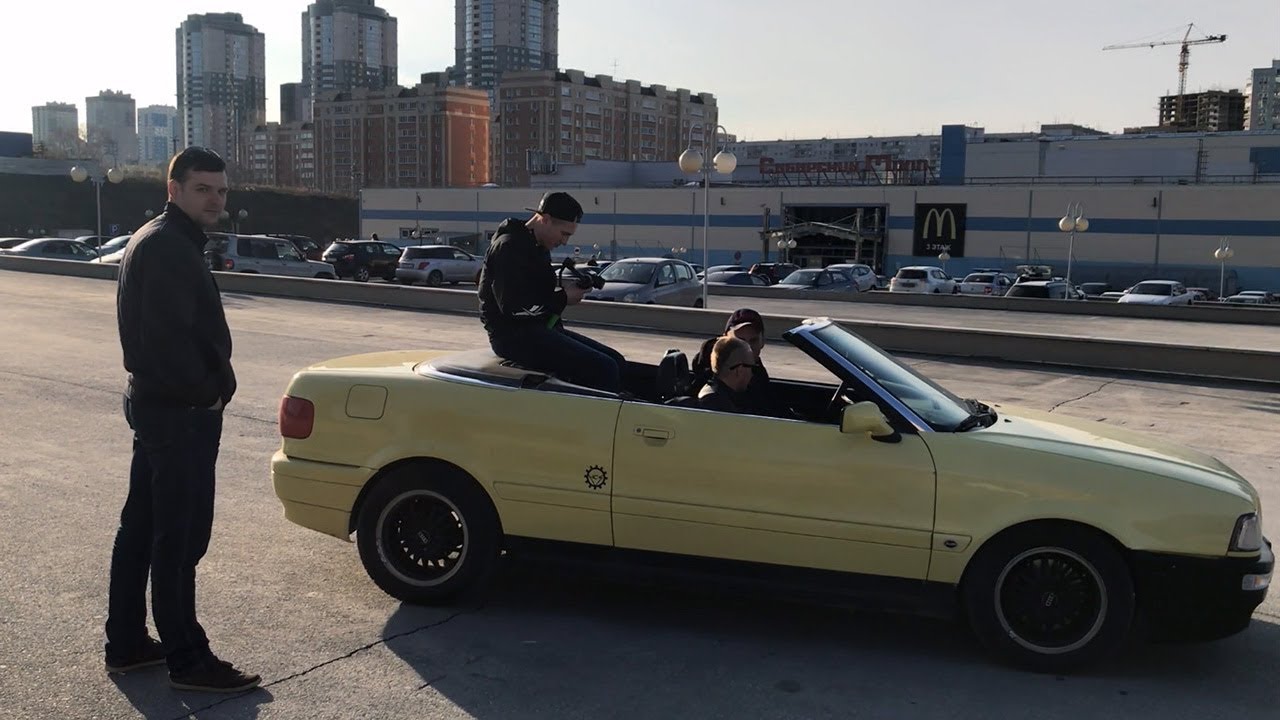 Покатались по Новосибирску на Audi Cabriolet и встретились с Gabrial Brothers