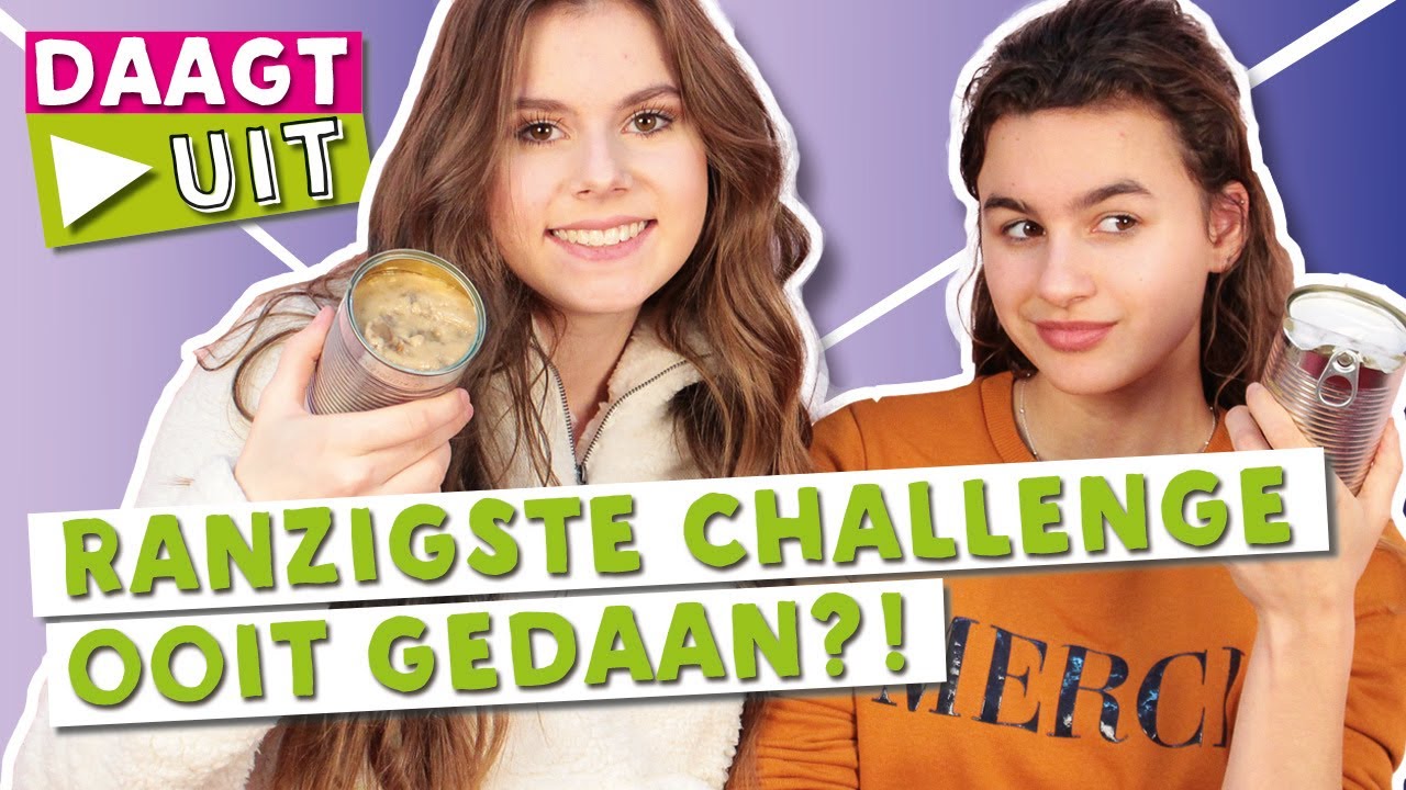 MAY & NINA DOEN GEBLINDDOEKT DE TIN CAN CHALLENGE | TINA DAAGT UIT #31 | TinaTV