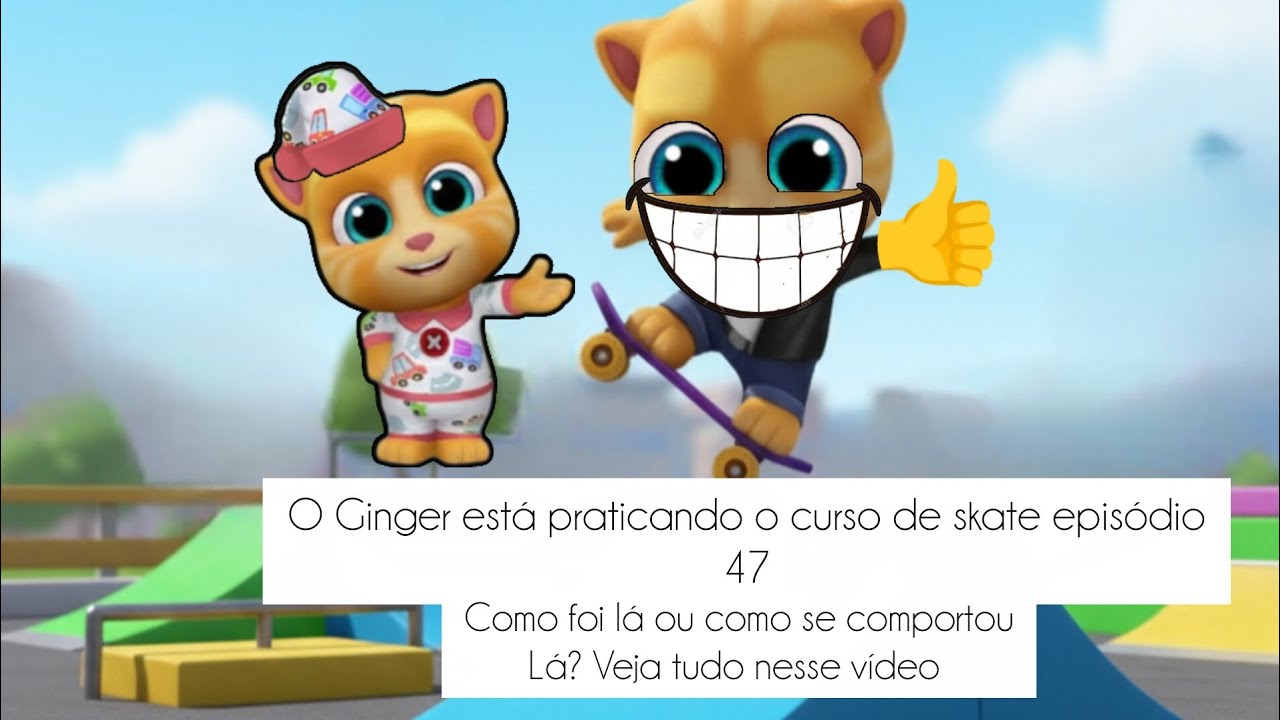 O Ginger está praticando o curso de skate episódio 47