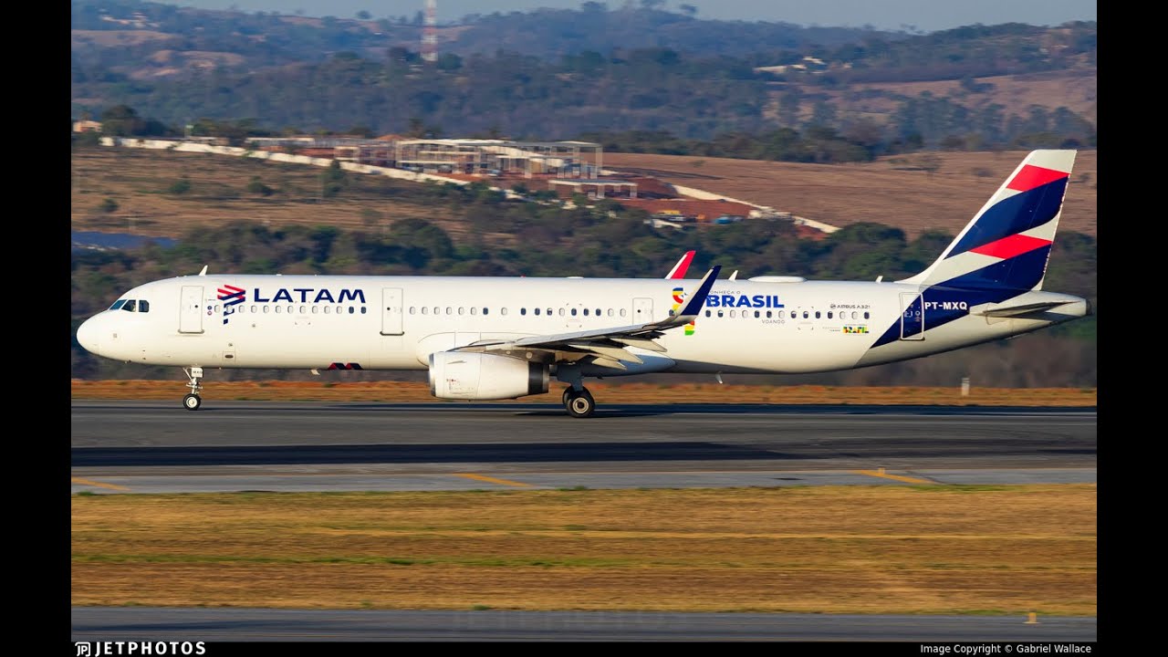 Airbus A321-231 LATAM Airlines FSlabs P3Dv5 landing SBGR (Guarulhos)