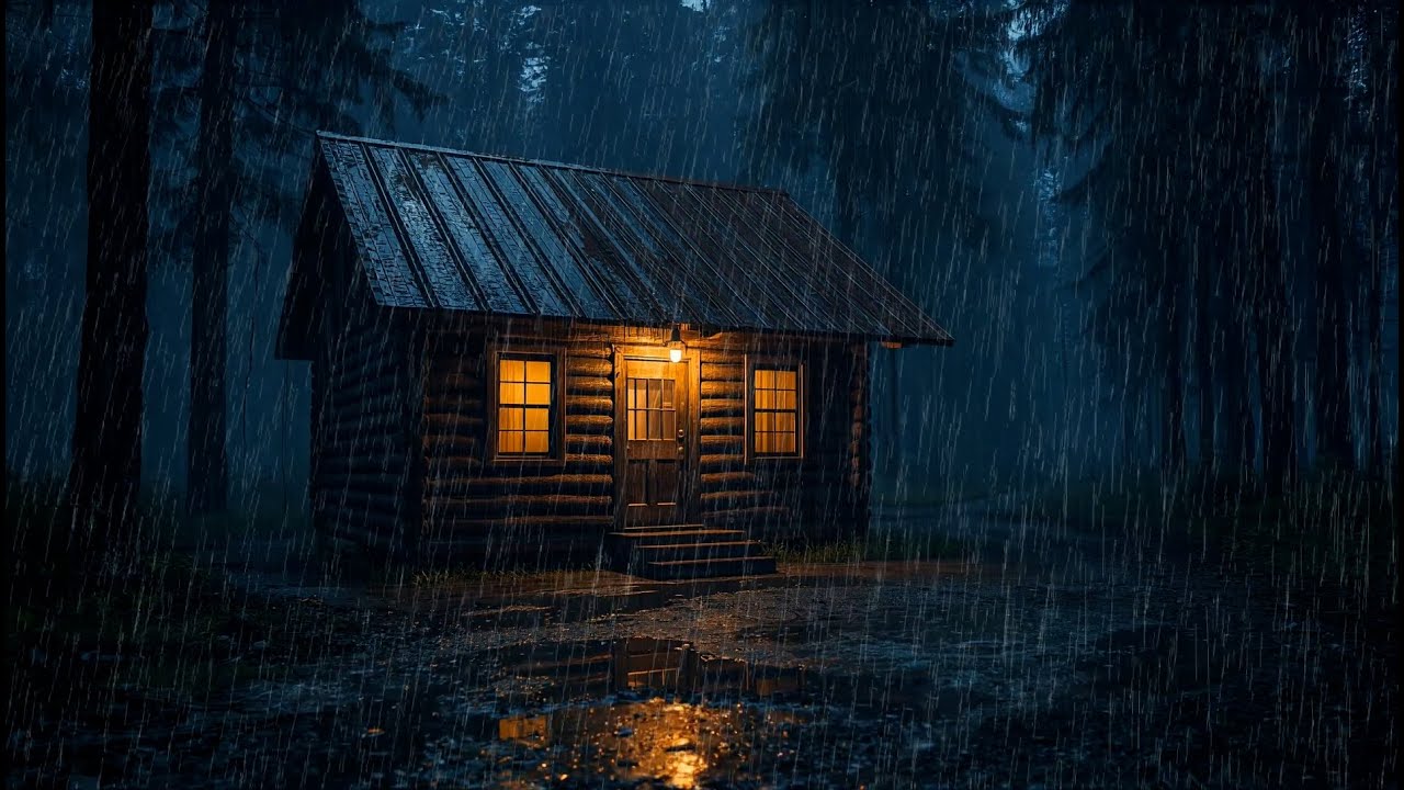 Gentle Rain Sounds for Deep Sleep 🌧️ Full HD Natural Ambience | Anxiety & Stress Relief