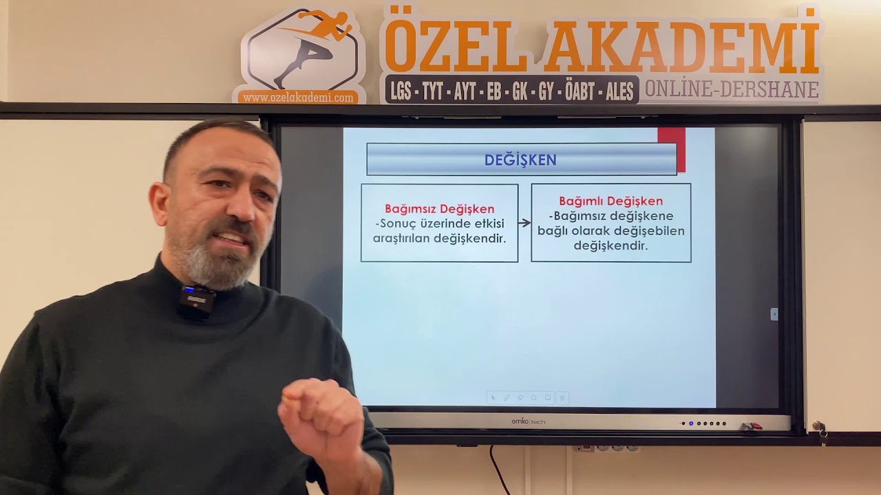 Bilimsel Araştırma Yöntemleri - Değişkenler
