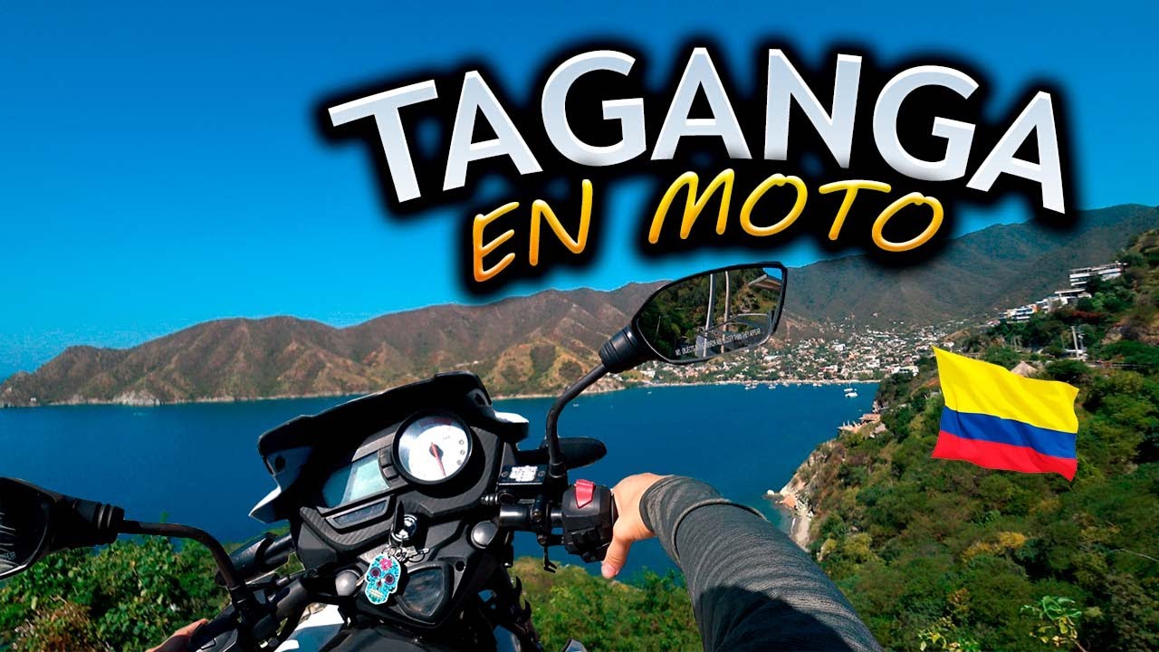 Viajé en Moto a Taganga, Playa Grande 🇨🇴 🏍️