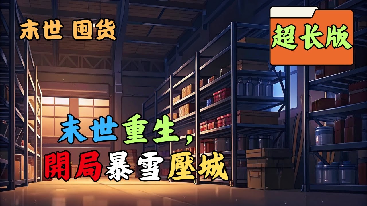 【天災末世+重生+空間+囤物資+殺伐果斷不聖母+種田+無CP+獨狼末世】災難的開始，是常年氣溫偏高的南方城市突發大雪。就在眾人沈浸在這一刻的喜悅當中時，大雪卻越下越大，逐漸將整個城市給淹沒。#囤货