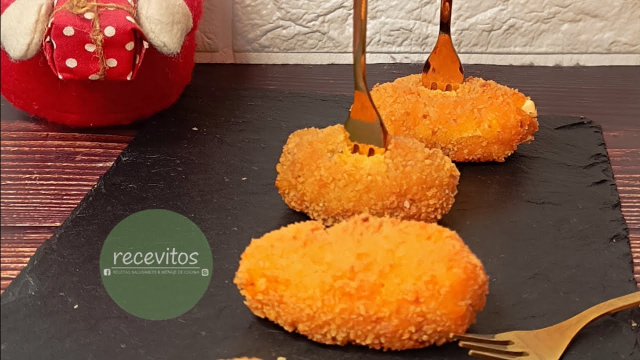 Croquetas de gambas al pil -pil y croquetas de salmorejo para Navidad 🎄 o Fin de Año 🥂