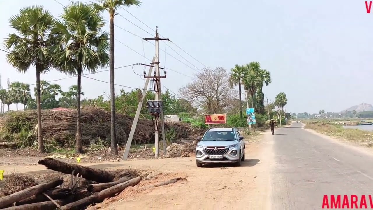 Amaravati capital Bandipalem phace 6 sqare yard 4000/- fixed thar road vijayawada hyderabad highway