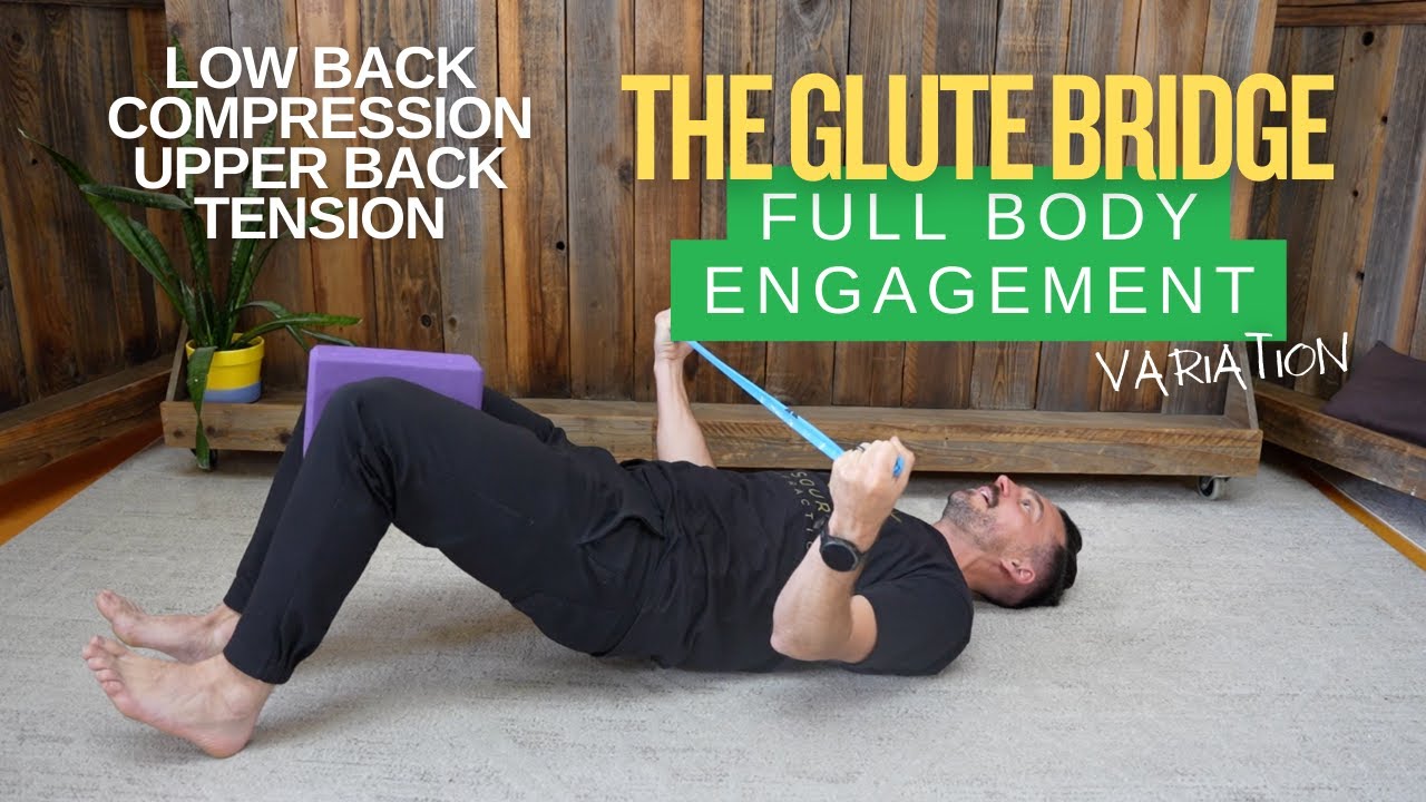 Glute Bridge Variation for Core & Back Stability
