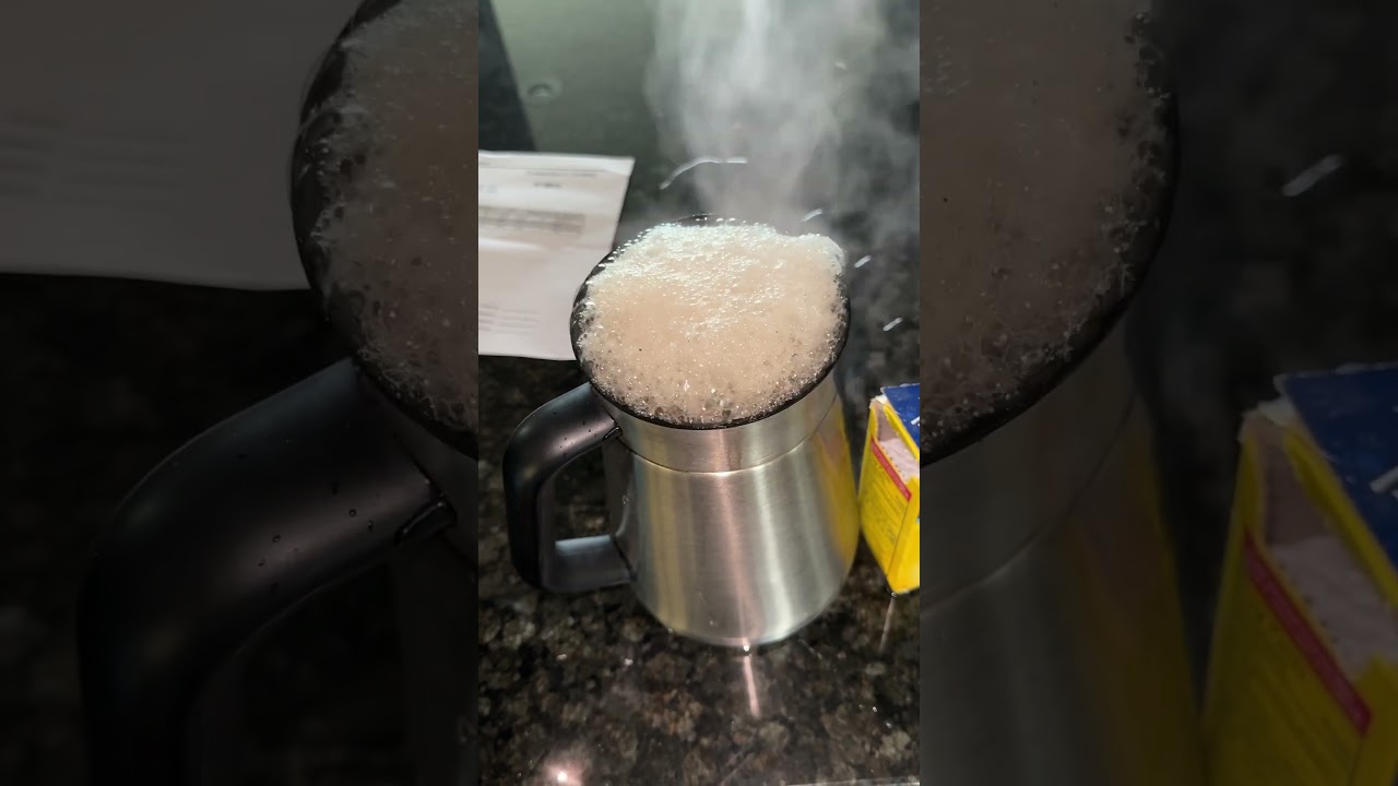 Чистый кофейник практически без усилий!
