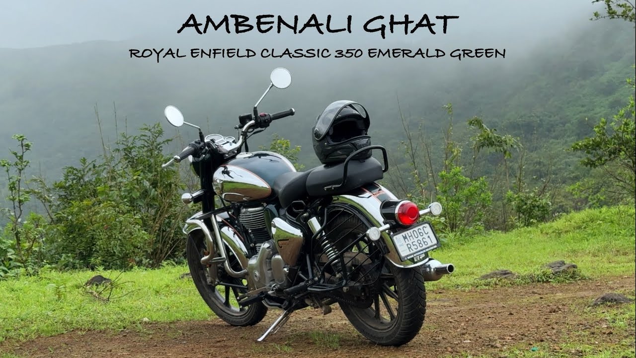 AMBENALI GHAT| MAHABALESHWAR | ROYAL ENFIELD CLASSIC 350 EMERALD GREEN