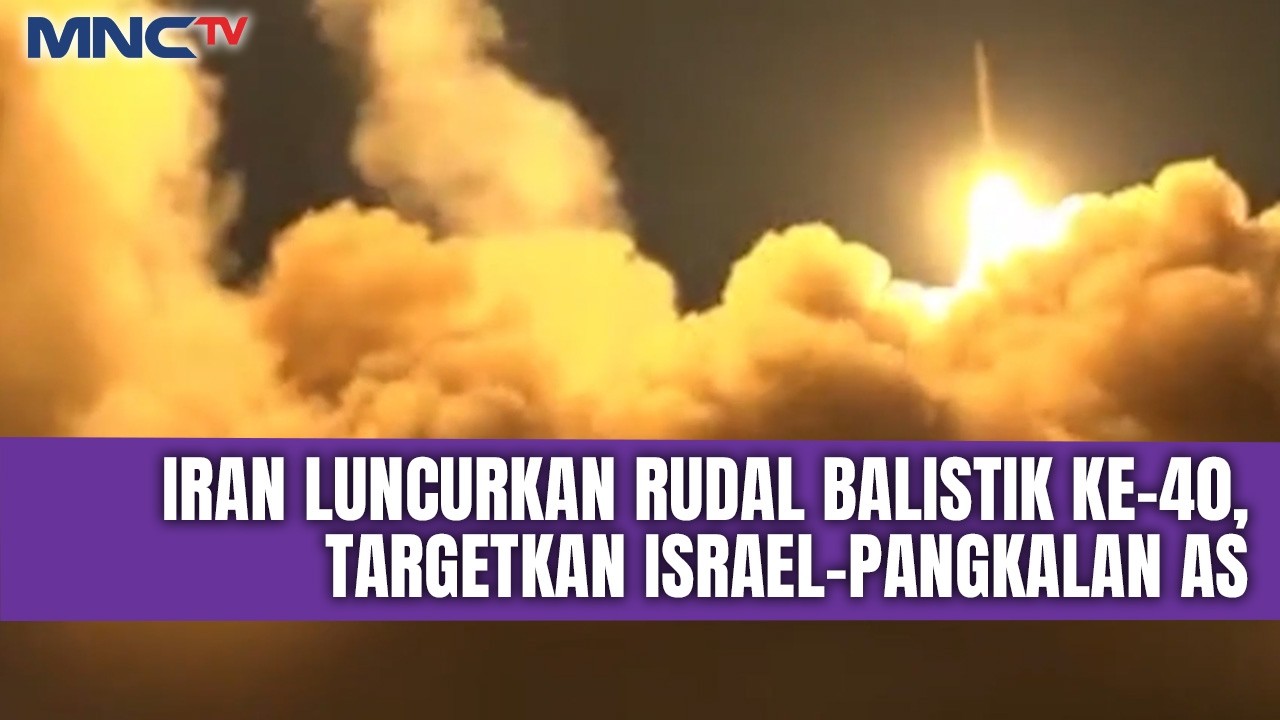 IRAN SERANG BALIK! Gelombang Rudal Balistik ke‑40 Sasar Israel & Pangkalan AS