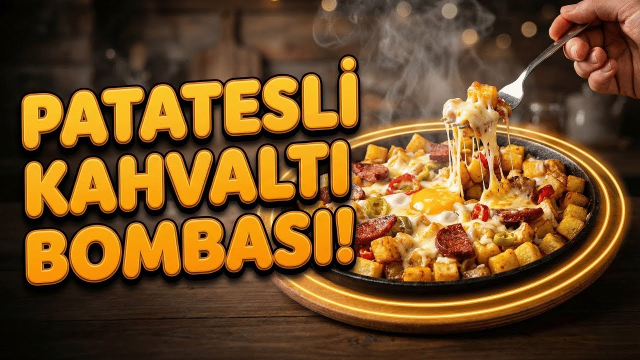 🍳 Pazar Kahvaltısının Yıldızı Olacak! Patatesli ve Bol Peynirli Lezzet Bombası Tarifi